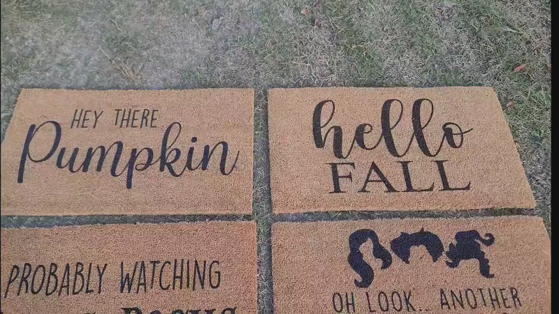 Witches Be Trippin Doormat | Funny Fall Doormat | Hocus Pocus | Sanderson Sisters | Fall Decor | Halloween Decoration | Fall Porch Decor